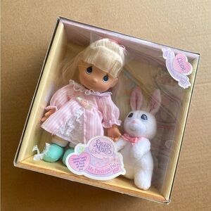 1998 Precious Moments Alice Doll Nib Box Bunny Alice in Wonderland